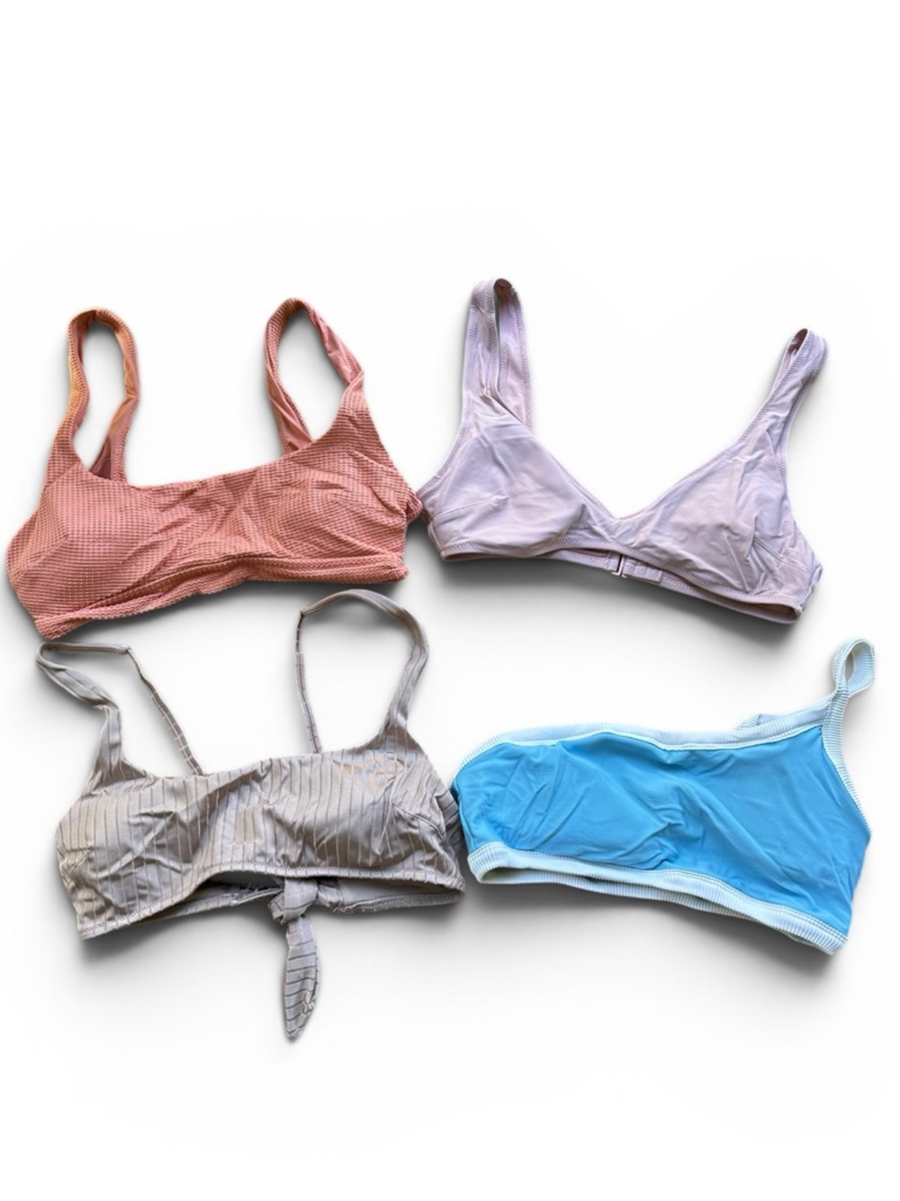 Lot of 4 Aerie bikini tops medium